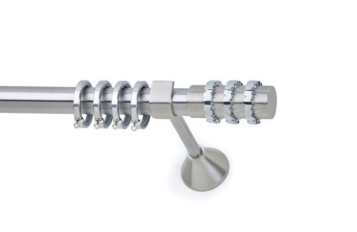 Anartisi Kourtinoxulo F25 Inox SNAKE Nikel Satine